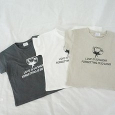 메론스위치 꽃한송이 티 3호 화이트 베이지 챠콜