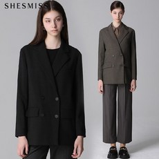 쉬즈미스 쉬즈미스(SHESMISS) 더블 버튼 자켓 (택가격:328000원)