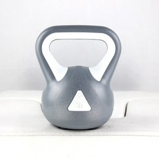 헬스 피트니스 여성 남성 가정용 아령 경기 힙업 플라스틱 주입 공 220KG, 그레이 화이트 2킬로그램 /개