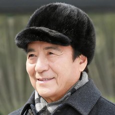방한 모자 패션 젠트 천연 따뜻한 좋은 품질 겨울, Adjustable 52cm-60cm, black