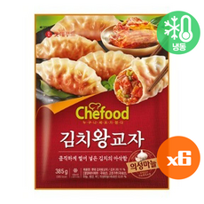 롯데 쉐푸드 김치왕교자, 6봉, 385g