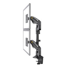 아트박스/알파플랜 NB H180 듀얼 폴 모니터암 27인치 32인치 거치대
