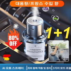 1+1 차량용 스마트 디퓨저 AI 스마트 분무 디퓨저대용량/프랑스 수입 향
