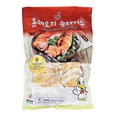 희주몰(삼아)훈제오리슬라이스 800g, 2개