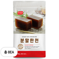 오큐비(O.Q.B) 분말한천 100g, 8개