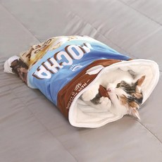 고양이침대 고양이집 쇼파 따뜻한 탈착식 침낭 깊은 수면 애완 동물 개 하우스 둥지 쿠션 베, 1.A, 1개