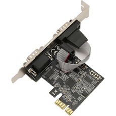 2 포트 PCIe RS232 시리얼 호스트 컨트롤러 카드 Windows Linux용 PCI Express RS 232 DB9 어댑터 확장 카드ASIX AX99100 칩셋 포함