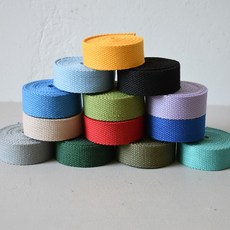 1 야드 너비 20mm 코튼 리본 많은 색상 인쇄 웨빙 리본 수하물 벨트 스트랩 로프 개 애완 동물 칼라 가죽 끈 하네스 가방