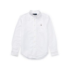 픽스키즈 폴로 Solid Long-Sleeve Oxford Shirt 화이트 옥스포드 남방 셔츠 #323677133001 뉴코아괴정점