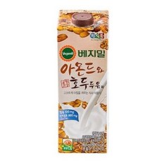 베지밀 아몬드와 호두 두유, 950ml, 4개