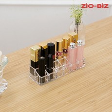 ZIO-BIZ 12 口紅組織者/口紅展示架組織者架子化妝品壓克力展示架, 透明, 1個