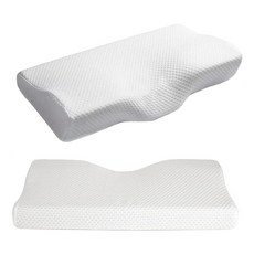케어슬립 버터플라이 메모리폼 베개 경추고정 라텍스