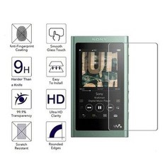 [해외] 소니 워크맨 NWA55 A55 A50 A56 A57 A56HN A57HN MP3 플레이어 지우기 스크래치 유리에 한 2 PACK 강화 유리 화면 보호기 필름, 상세내용표시