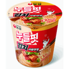 농심 누들핏 김치사발면맛 37.5g, 6개 - 37.5g