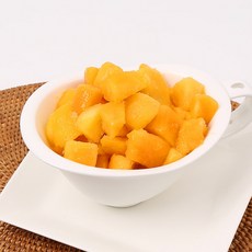 푸드야식품 냉동 망고 다이스, 1개, 1kg + 드라이아이스 6개