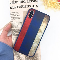 적용 사과폰 XSMAX 핸드폰케이스 클래식 국기 IPHONE 11 78PLUS 커플 보호케이스