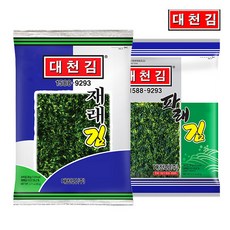 대천김 재래김 10봉 + 파래김 10봉 혼합 20봉 x 1박스, 단품, 20g