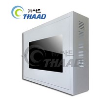 CCTV 24인치 모니터 벽부형 함체 TD-R2400 일체 노출형 평면 렉 시건장치 녹화기 보호장비, 1개 - 모니터함체