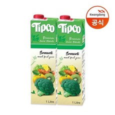 광동 팁코 브로콜리 혼합주스 1L 3팩, 단품없음
