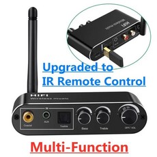 오디오 DAC 앰프 디지털 아날로그 오디오 dac 변환기 spdif 광 동축 신호 3.5mm 3.5 aux rca 증폭기 디코더 블루투스 5.0 수신기, 없음, 01 CHINA