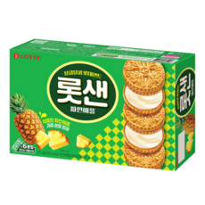 롯데웰푸드 롯데샌드 파인애플 6p, 315g, 16개