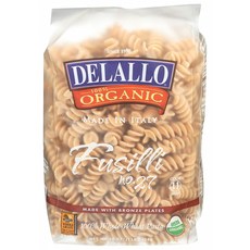 DeLallo Pasta Whole Wheat Fusilli No 27 델라로 파스타 통밀 푸실리 16oz 3팩