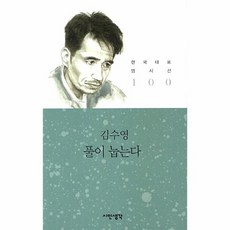 풀이 눕는다 한국 대표 명시선 100, 상품명