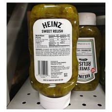 하인즈 스위트 렐리쉬 다진 피클 375ml 3팩 Heinz Sweet Relish pickle Uncommonly Well (미국배송)