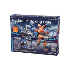 Thames & Kosmos Hydraulic Boxing Bots STEM Experiment Kit | Build Two Hydraulic-Powered Boxing Robo, one option, one option, 1개