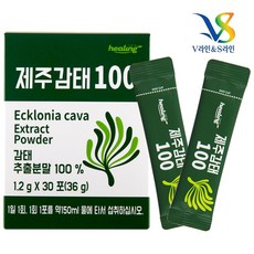V라인S라인 제주감태100 1.2gΧ30포 1개 추출분말, 단품, 단품