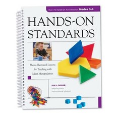 Learning Resources Hands-On Standards: 수학 조작을 위한 사진 일러스트 레슨 3-4학년