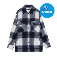 ZARA 간절기 오버핏 체크 셔츠 아우터