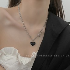 하트알파벳목걸이