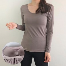 비올레뜨 히트 웜 캡내장 브라탑 긴팔 내의 이너 티셔츠