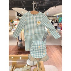 minkmui 밍크뮤 24SS(MN)3431462001 체크올인원래쉬가드 토들러 (3431462001)