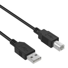 스캐너 자격증 명함 6ft USB 2.0 케이블 PC 노트북 데이터 동기화전송 코드 엡손 완벽용 V500 V600 V700 V30 V300 V750 V550 V750M V37