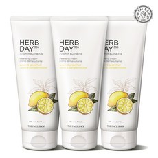 더페이스샵 (3개) 허브데이 365 마스터 블렌딩 클렌징 크림 170ml (레몬&자몽), 3개