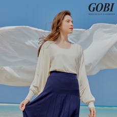 [런칭가199000원]고비(GOBI) 실크캐시미어 숄 앤 볼레로