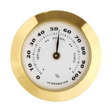 습도 감지 게이지용 습도계 38mm 액세서리 온도계 및 포함, 1개