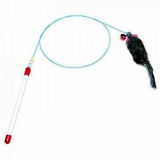고양이장난감 MOUSE Fur 고양이낚시대 캣티클러, 1개
