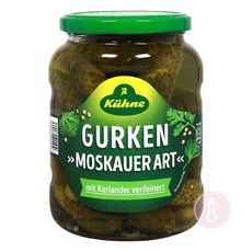 푸드올마켓_ 퀴네 모스카우어스타일 게르킨 670g /러시안스타일 오이피클, 1개