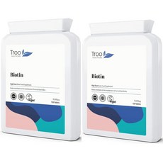 Troo Health Care Biotin 영국 트루 비오틴 10000mg 비건 120정 2팩