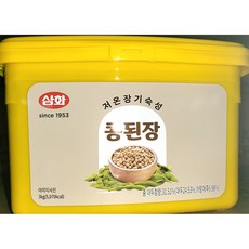 [무료배송]콩된장(삼화 3k)X4/식당용/업소용/막장/된장찌개/삼화 콩된장/다담 된장