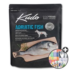  쿠도 사료 콜드프레스 냉온 동결 압착 사료, 쿠도 피쉬 어덜트미니 12kg+상전사은품 
