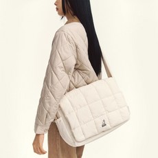 WH 푸퍼 메신저백 L 2088 아이보리