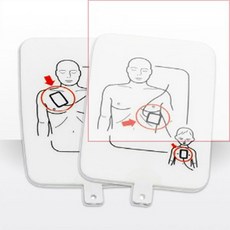 prestan 프레스탄 전용/ 교육용 CPR 자동심장충격기 패드_ 1조(2개입), 1개