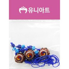 3000 기놀이 꾸미 엄마와 만들기재료 집콕놀이 유니아트 전통북매듭 4색상 !Lzus, ☆선택-04 파랑☆