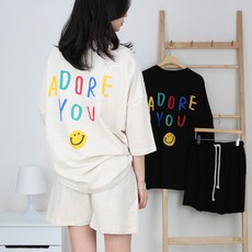 여성반바지셋업