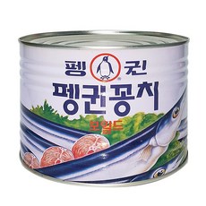 펭귄 꽁치 1880g / 김치 찌개 업소용 덕용 대용량 캔, 1개