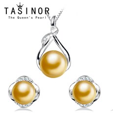 롯데홈쇼핑진주목걸이.귀걸이세트